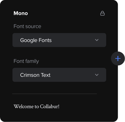 collabur design fonts